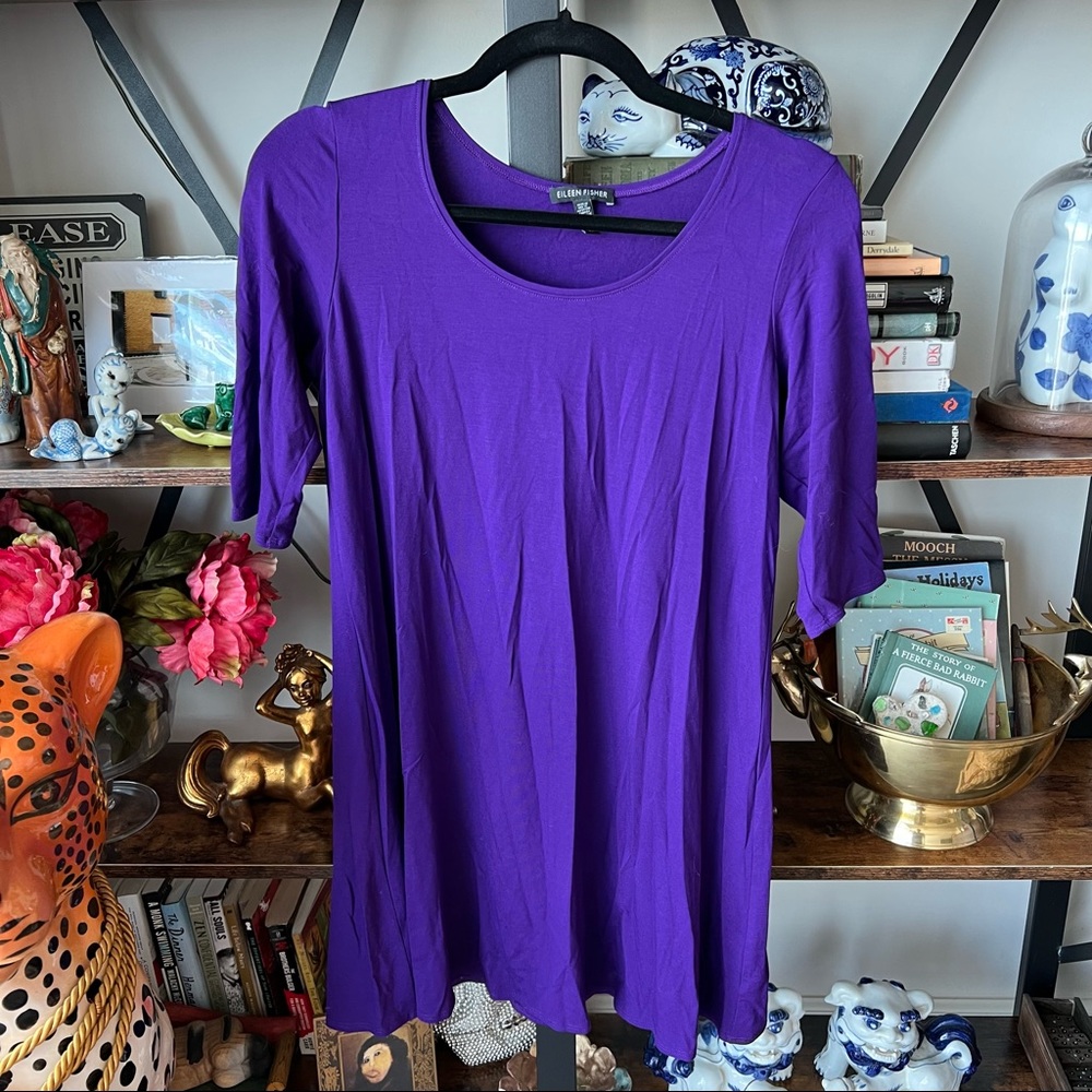 Eileen Fisher | Purple Tunic Tee